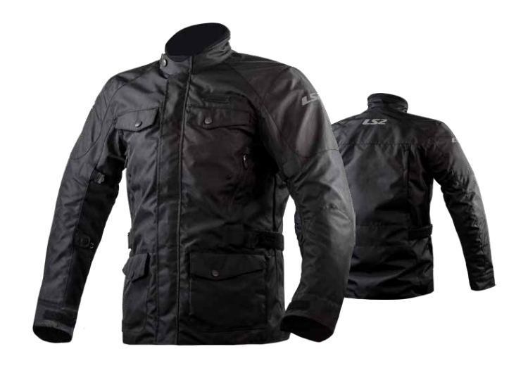 CHAQUETA LS2 METROPOLIS HOMBRE NEGRO S